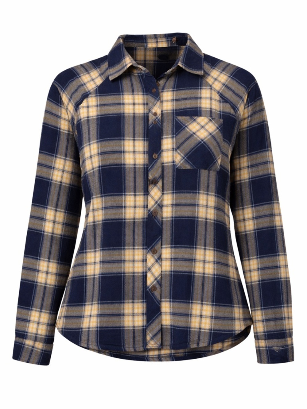 Shop Stevie NWT plaid flannel button down, large